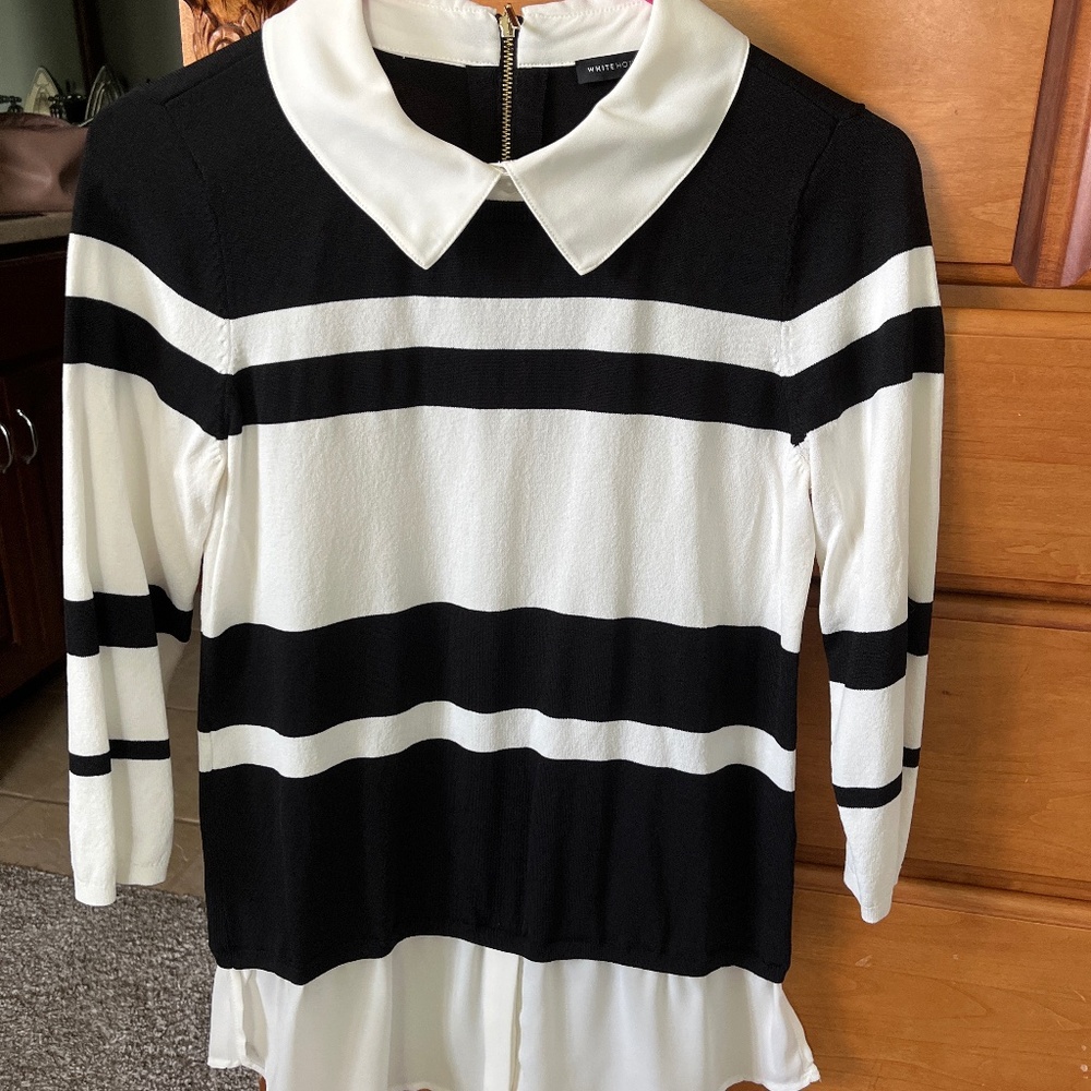 White House black market blouse